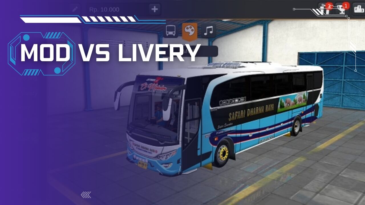 Apa itu Livery di Bussid dan Perbedaannya dengan Mod