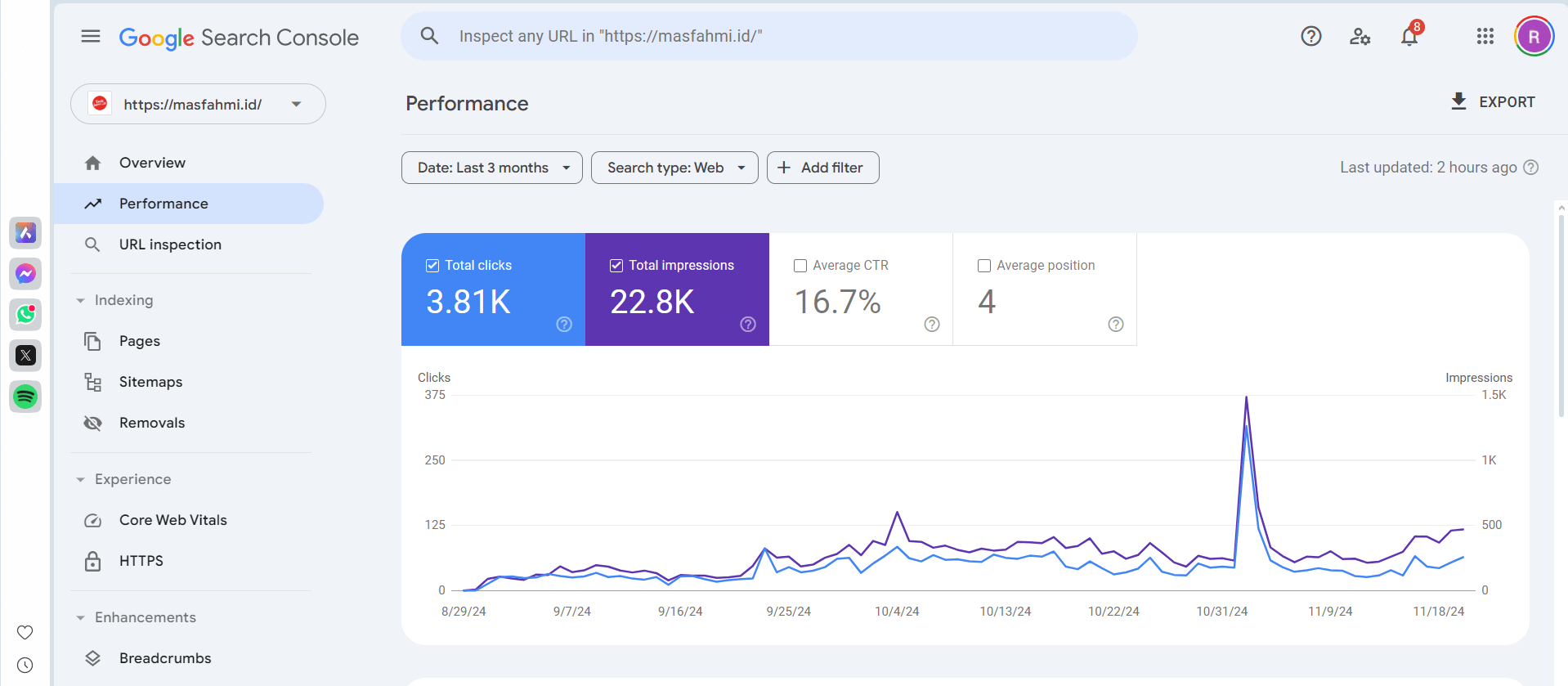 Portofolio Jasa Pembuatan Website dan Optimasi SEO Web Masfahmi.id (1)